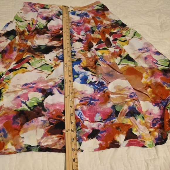 VTG Boca Bay Midi Skirt Cottage-Core Watercolor Fairy Festival Boho Women's PM - Picture 7 of 9